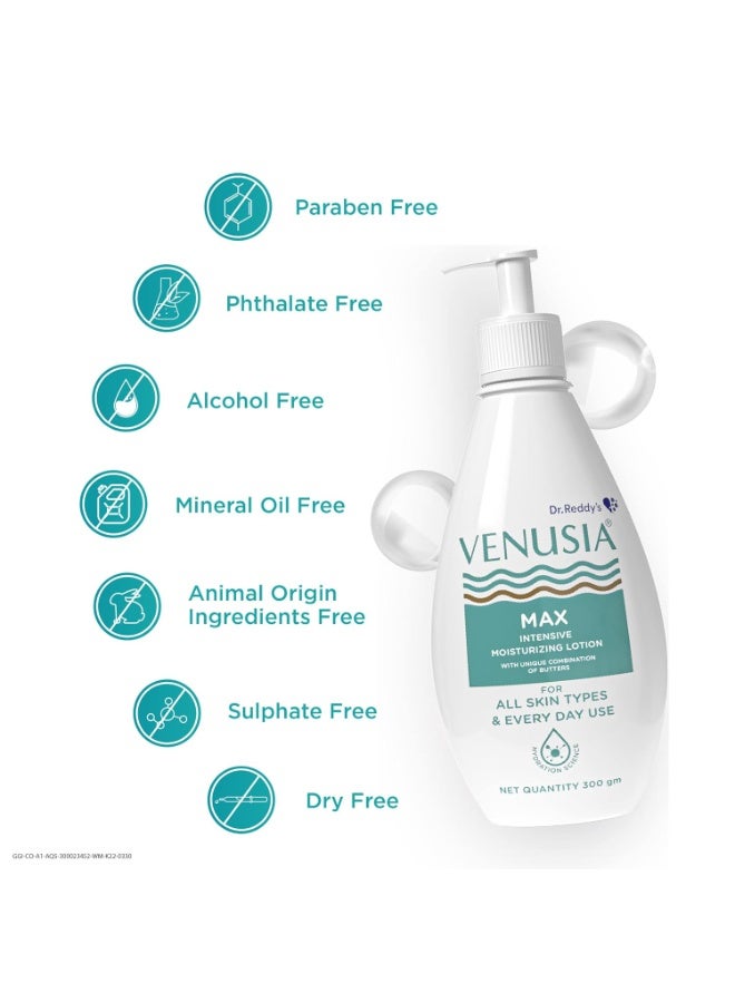 VENUSIA Reduced Moisture Loss: The Venusia Max Intensive Moisturizing Lotion will help reduce natural moisture loss, making your skin feel plump and supple. - Image 2